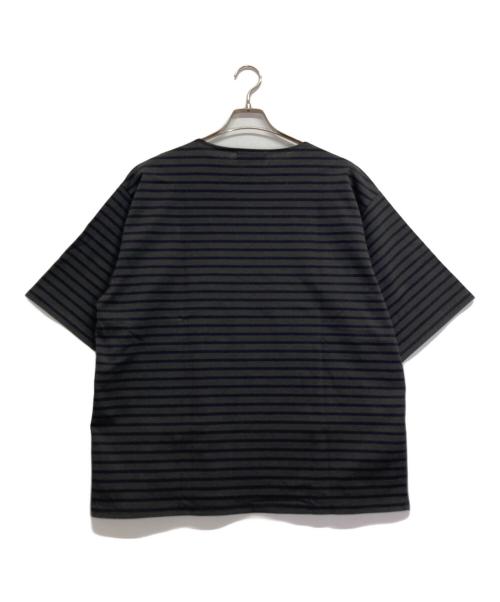 MARKA（マーカ）MARKA (マーカ) ボーダーカットソー グレー サイズ:1の古着・服飾アイテム