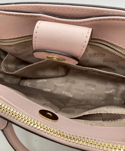MICHAEL KORS（マイケル・コース）MICHAEL KORS (マイケルコース) ハンドバッグ ピンクの古着・服飾アイテム