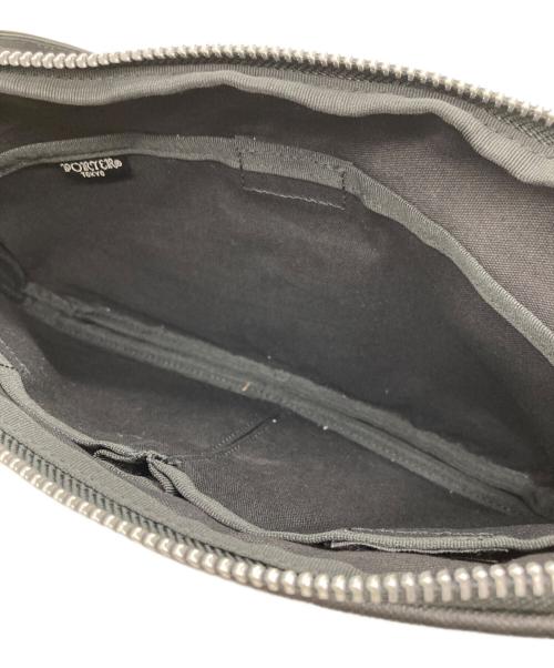 PORTER（ポーター）PORTER (ポーター) レザーボディバッグ ブラックの古着・服飾アイテム