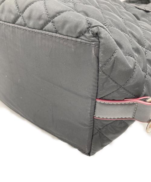 LANVIN SPORT（ランバン スポーツ）LANVIN SPORT (ランバン スポーツ) キルティングハンドバッグ ブラックの古着・服飾アイテム