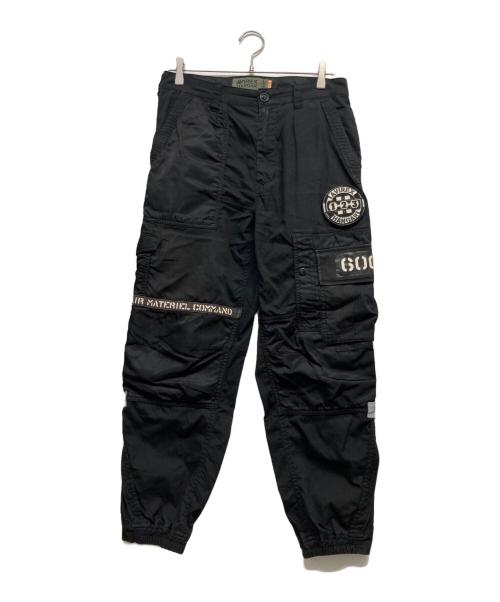 AVIREX（アヴィレックス）AVIREX (アヴィレックス) COMBI HELI PANT ブラック サイズ:Mの古着・服飾アイテム