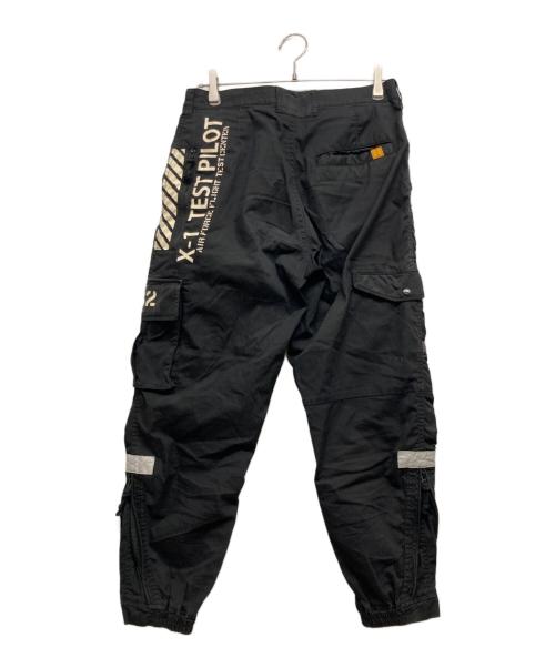 AVIREX（アヴィレックス）AVIREX (アヴィレックス) COMBI HELI PANT ブラック サイズ:Mの古着・服飾アイテム