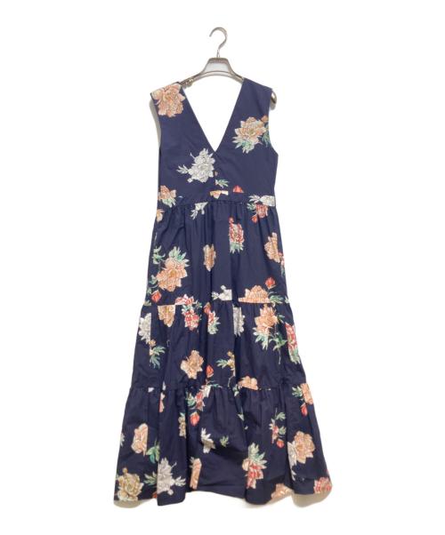 PAUL & JOE（ポール アンド ジョー）PAUL & JOE (ポール アンド ジョー) ノースリーブワンピース ネイビー サイズ:38の古着・服飾アイテム