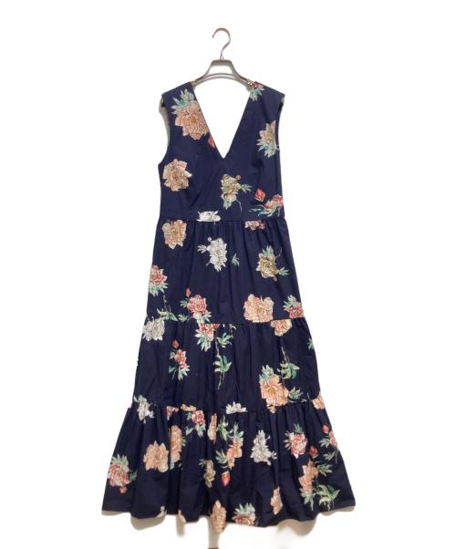 PAUL & JOE（ポール アンド ジョー）PAUL & JOE (ポール アンド ジョー) ノースリーブワンピース ネイビー サイズ:38の古着・服飾アイテム