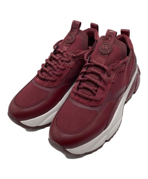 MICHAEL KORS（マイケル・コース）MICHAEL KORS (マイケルコース) DARIUSニットスニーカー レッド サイズ:9.5Mの古着・服飾アイテム