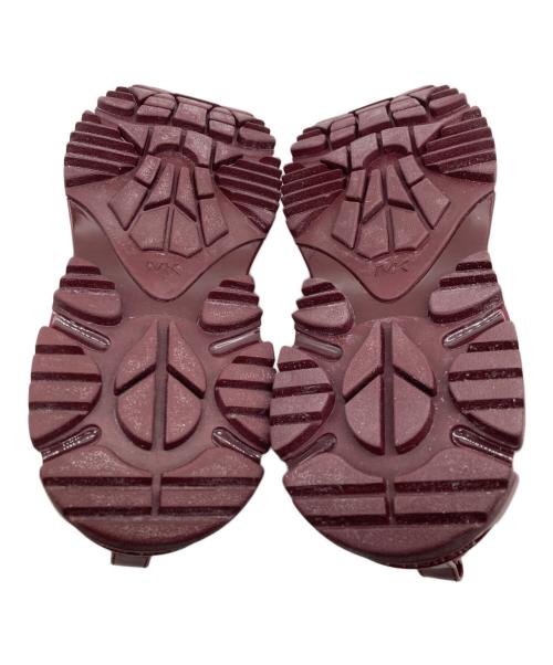 MICHAEL KORS（マイケル・コース）MICHAEL KORS (マイケルコース) DARIUSニットスニーカー レッド サイズ:9.5Mの古着・服飾アイテム