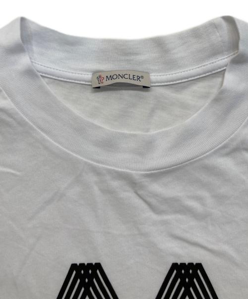 MONCLER（モンクレール）MONCLER (モンクレール) SS TSHIRT ホワイト サイズ:Sの古着・服飾アイテム