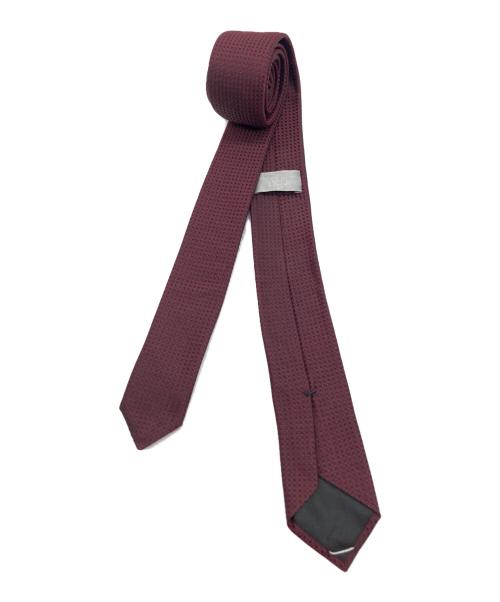 Dior（ディオール）DIOR (ディオール) ナロータイ レッド サイズ:-の古着・服飾アイテム