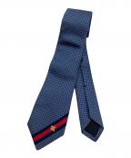 GUCCIグッチ）の古着「ネクタイ」｜ネイビー