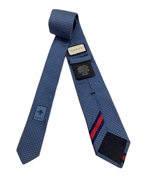 GUCCI（グッチ）GUCCI (グッチ) ネクタイ ネイビー サイズ:記載なしの古着・服飾アイテム