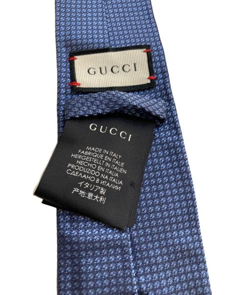 GUCCI（グッチ）GUCCI (グッチ) ネクタイ ネイビー サイズ:記載なしの古着・服飾アイテム