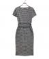 MaxMara (マックスマーラ) チェック柄ベルテッドワンピース ホワイト サイズ:40：13000円