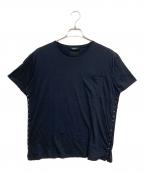 VALENTINOヴァレンティノ）の古着「スタッズカットソー」｜ブラック