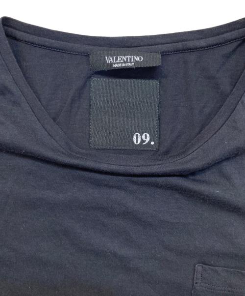 VALENTINO（ヴァレンティノ）VALENTINO (ヴァレンティノ) スタッズカットソー ブラック サイズ:Mの古着・服飾アイテム