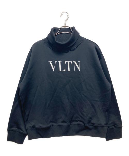 VALENTINO（ヴァレンティノ）VALENTINO (ヴァレンティノ) ハイネックスウェット ブラック サイズ:Mの古着・服飾アイテム