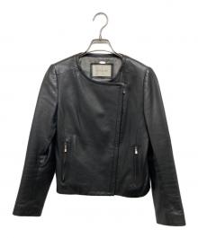 La TOTALITE（ラ ト―タリテ）の古着「レザージャケット」｜ブラック