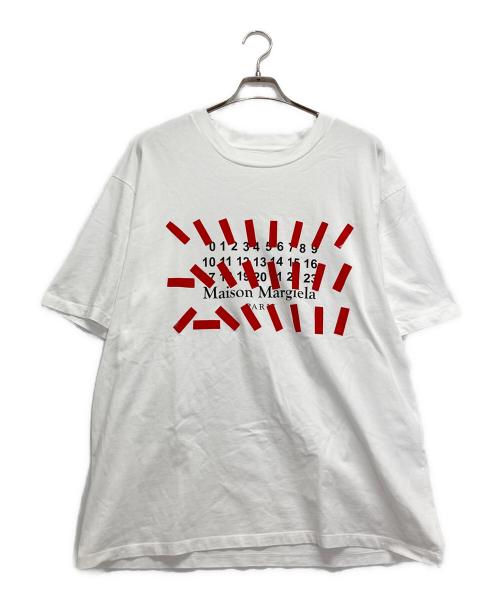 Maison Margiela（メゾンマルジェラ）Maison Margiela (メゾンマルジェラ) TYPE PRINT TEE ホワイト サイズ:48の古着・服飾アイテム
