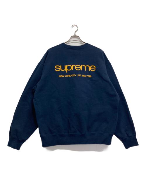 SUPREME（シュプリーム）Supreme (シュプリーム) クルーネックスウェット ネイビー サイズ:XLの古着・服飾アイテム