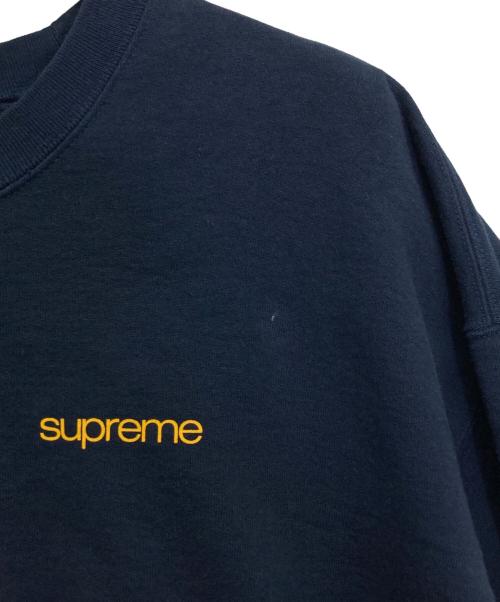 SUPREME（シュプリーム）Supreme (シュプリーム) クルーネックスウェット ネイビー サイズ:XLの古着・服飾アイテム