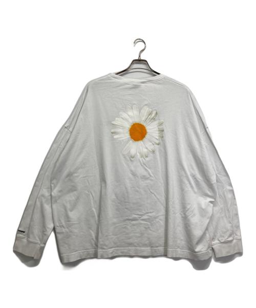 NIKE（ナイキ）NIKE (ナイキ) PEACEMINUSONE (ピースマイナスワン) ロングカットソー ホワイト サイズ:Lの古着・服飾アイテム