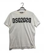DSQUARED2ディースクエアード）の古着「プリントTシャツ」｜ホワイト