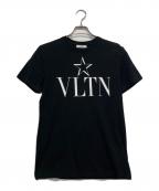 VALENTINOヴァレンティノ）の古着「スタープリントTシャツ」｜ブラック