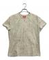 DIESEL（ディーゼル）の古着「センターDロゴＴシャツ」｜ベージュ