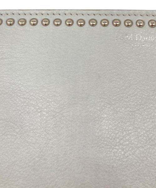 J&M DAVIDSON（ジェイ＆エム デヴィッドソン）J&M DAVIDSON (ジェイ＆エム デヴィッドソン) スタッズショルダーバッグ グレーの古着・服飾アイテム