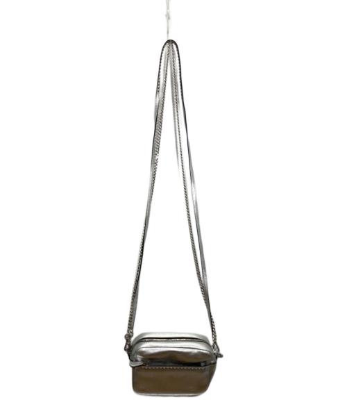 J&M DAVIDSON（ジェイ＆エム デヴィッドソン）J&M DAVIDSON (ジェイ＆エム デヴィッドソン) リップスティックショルダーバッグ シルバーの古着・服飾アイテム