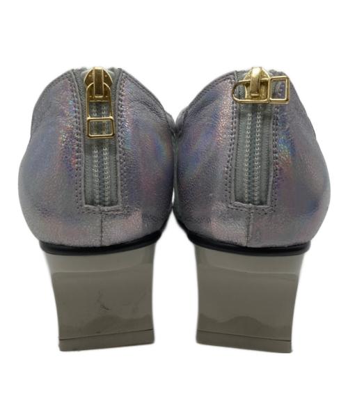 MANA（マナ）MANA (マナ) メッシュパンプス グレー サイズ:25の古着・服飾アイテム