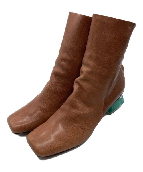 MANA（マナ）MANA (マナ) ブーツ ブラウン サイズ:24.5の古着・服飾アイテム