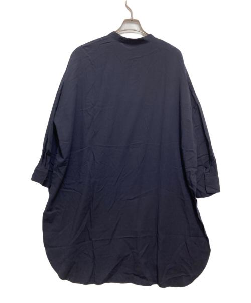 mizuiro-ind（ミズイロインド）mizuiro-ind (ミズイロインド) 長袖シャツワンピース ネイビー サイズ:-の古着・服飾アイテム