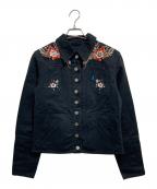 Christian Lacroixクリスチャン ラクロワ）の古着「刺繍ジャケット」｜ブラック