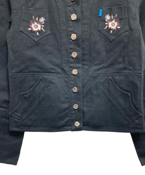 Christian Lacroix（クリスチャン ラクロワ）Christian Lacroix (クリスチャン ラクロワ) 刺繍ジャケット ブラック サイズ:38の古着・服飾アイテム