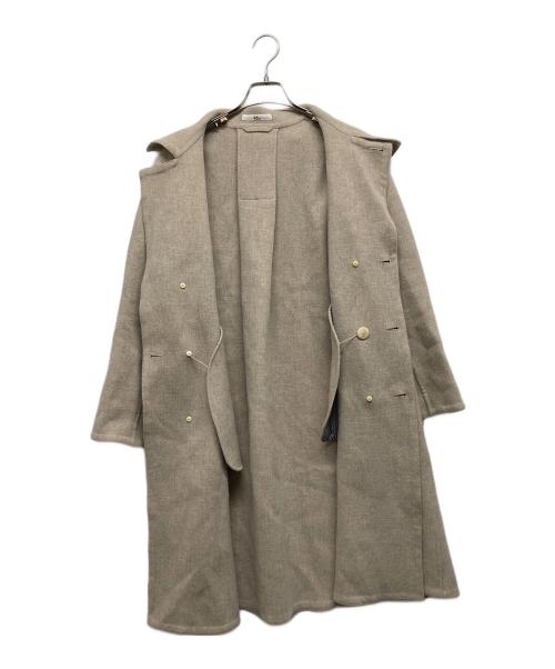 45R（フォーティファイブ・アール）45R (フォーティファイブ・アール) ロングコート ベージュ サイズ:2の古着・服飾アイテム