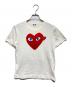 PLAY COMME des GARCONS（プレイコムデギャルソン）の古着「Tシャツ」｜ホワイト