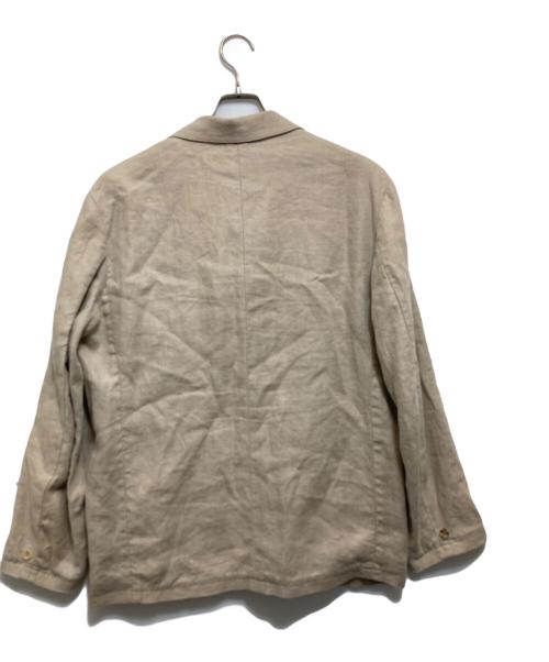 PAPAS（パパス）PAPAS (パパス) リネンジャケット ベージュ サイズ:46の古着・服飾アイテム