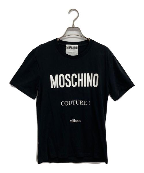 MOSCHINO（モスキーノ）MOSCHINO (モスキーノ) ロゴTシャツ ブラック サイズ:EU 46の古着・服飾アイテム