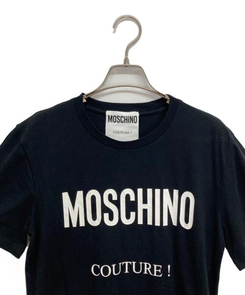 MOSCHINO（モスキーノ）MOSCHINO (モスキーノ) ロゴTシャツ ブラック サイズ:EU 46の古着・服飾アイテム