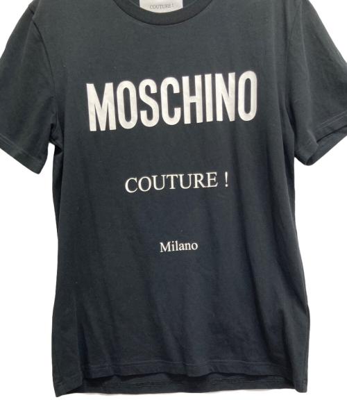 MOSCHINO（モスキーノ）MOSCHINO (モスキーノ) ロゴTシャツ ブラック サイズ:EU 46の古着・服飾アイテム