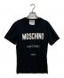 MOSCHINO（モスキーノ）の古着「ロゴTシャツ」｜ブラック