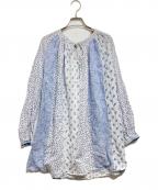 45Rフォーティファイブ・アール）の古着「長袖ブラウス」｜スカイブルー