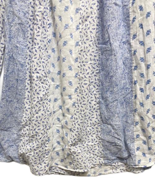 45R（フォーティファイブ・アール）45R (フォーティファイブ・アール) 長袖ブラウス スカイブルー サイズ:記載なしの古着・服飾アイテム