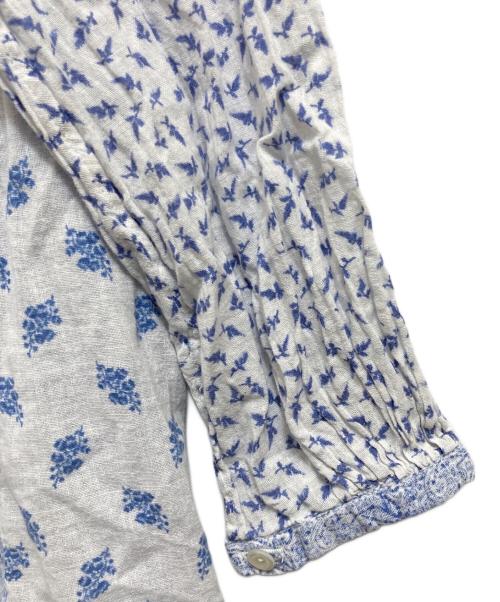 45R（フォーティファイブ・アール）45R (フォーティファイブ・アール) 長袖ブラウス スカイブルー サイズ:記載なしの古着・服飾アイテム