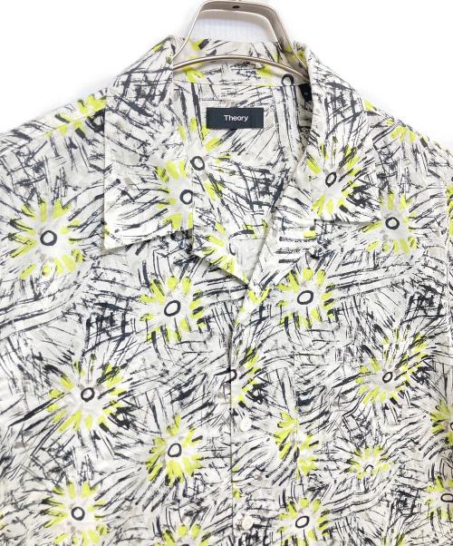 theory（セオリー）theory (セオリー) 半袖シャツ ホワイト サイズ:Mの古着・服飾アイテム