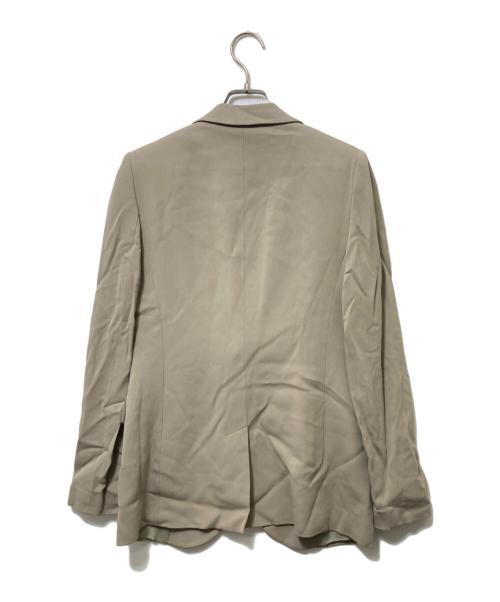 EMPORIO ARMANI（エンポリオアルマーニ）EMPORIO ARMANI (エンポリオアルマーニ) テーラードジャケット ベージュ サイズ:Lの古着・服飾アイテム