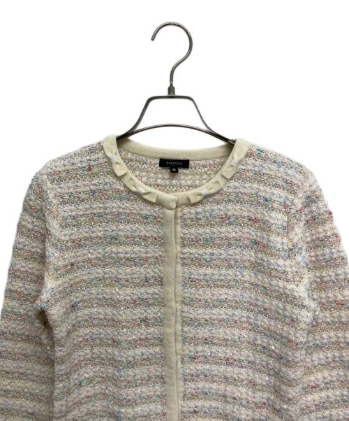 TOCCA（トッカ）TOCCA (トッカ) ノーカラージャケット ホワイト サイズ:Mの古着・服飾アイテム