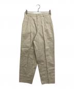 COMME des GARCONS HOMMEコムデギャルソン オム）の古着「タックチノパン」｜ベージュ
