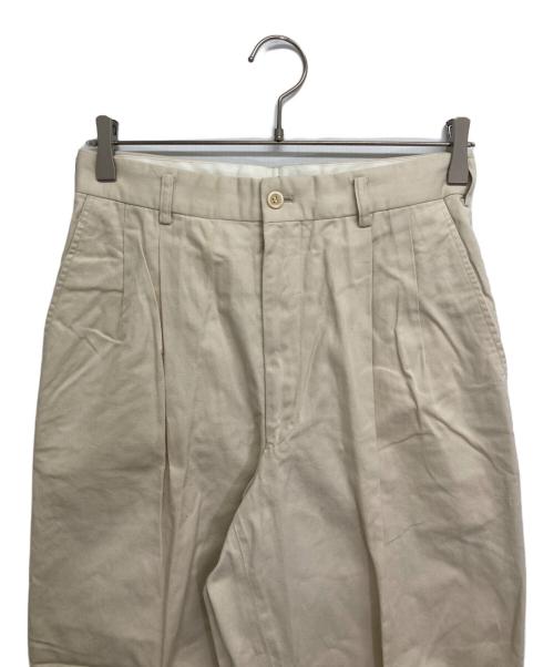 COMME des GARCONS HOMME（コムデギャルソン オム）COMME des GARCONS HOMME (コムデギャルソン オム) タックチノパン ベージュ サイズ:Sの古着・服飾アイテム