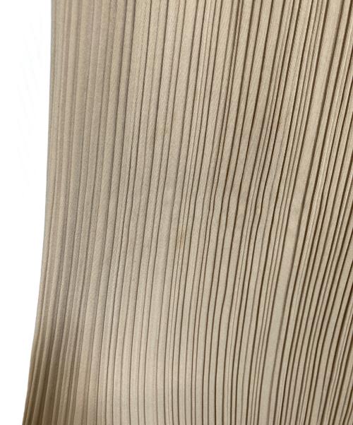 ISSEY MIYAKE（イッセイミヤケ）ISSEY MIYAKE (イッセイミヤケ) プリーツスカート ベージュ サイズ:Mの古着・服飾アイテム